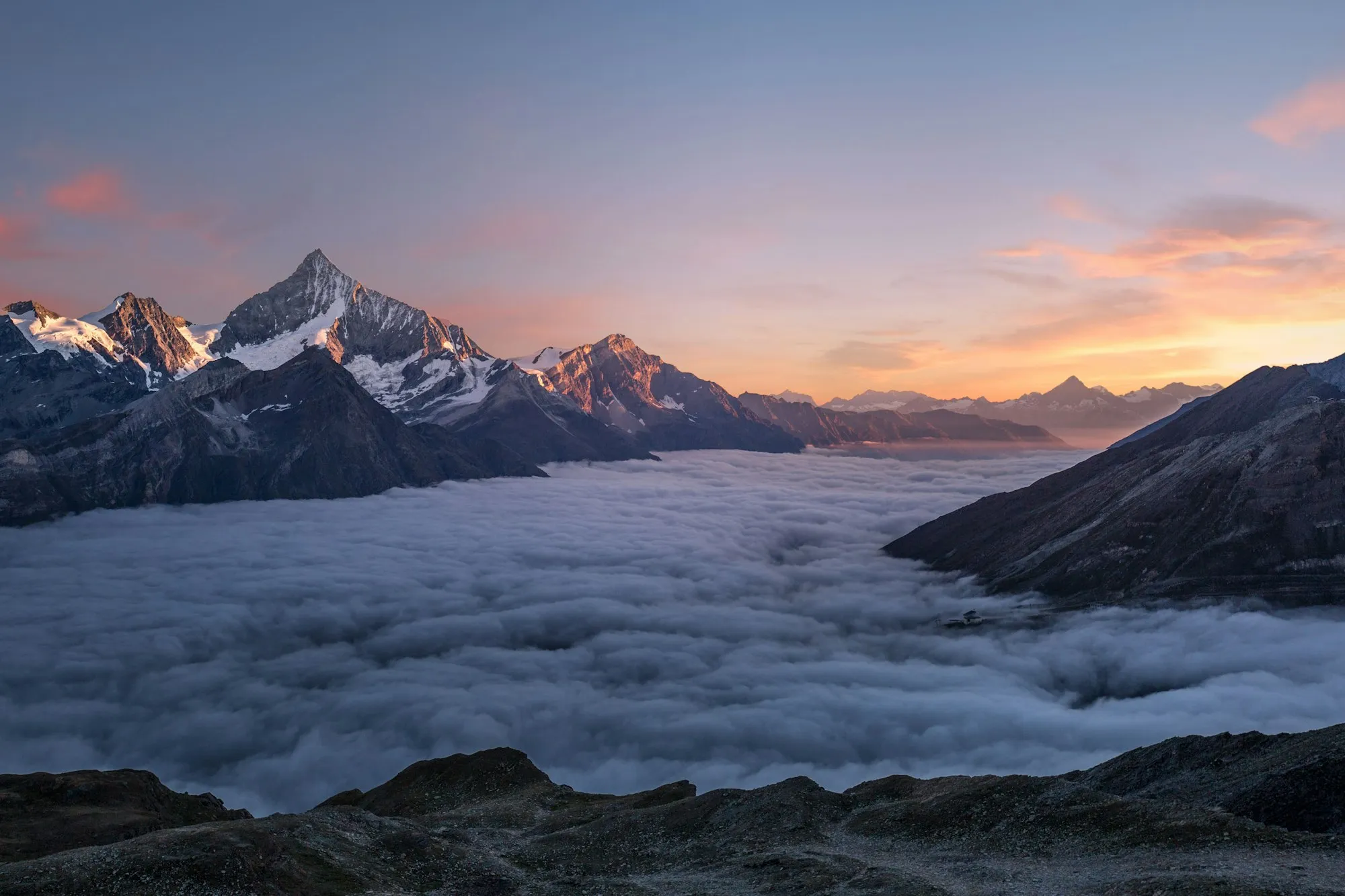 Mountains at first light